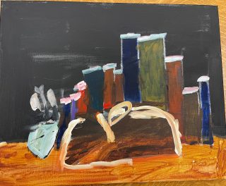 Created following the tutorial for "Painter's Library" by Michelle the Painter