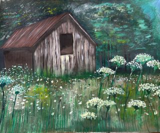 Rustic Barn in Wildflowers 5
