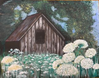 Rustic Barn in Wildflowers 7
