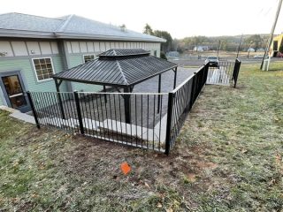 The Friends Place Rail built and installed by James Huber of Huber Fabricating LLC